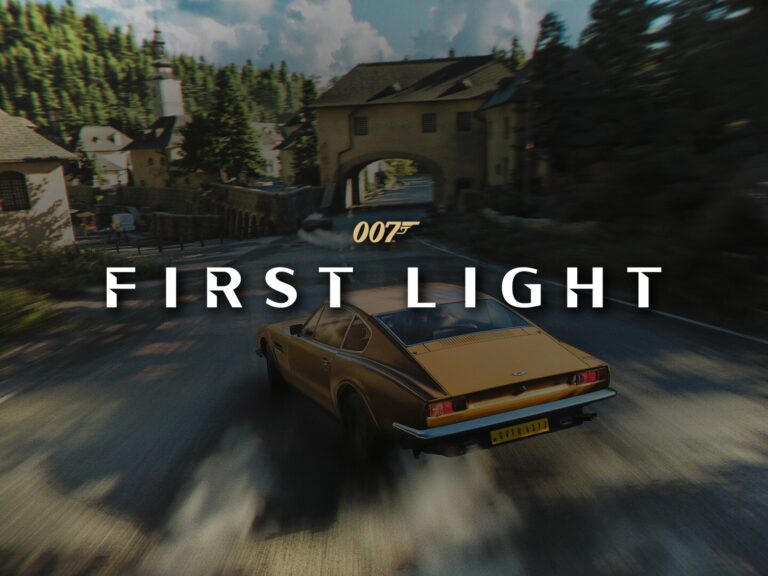 007 First Light: Spielszene mit offiziellem Logo