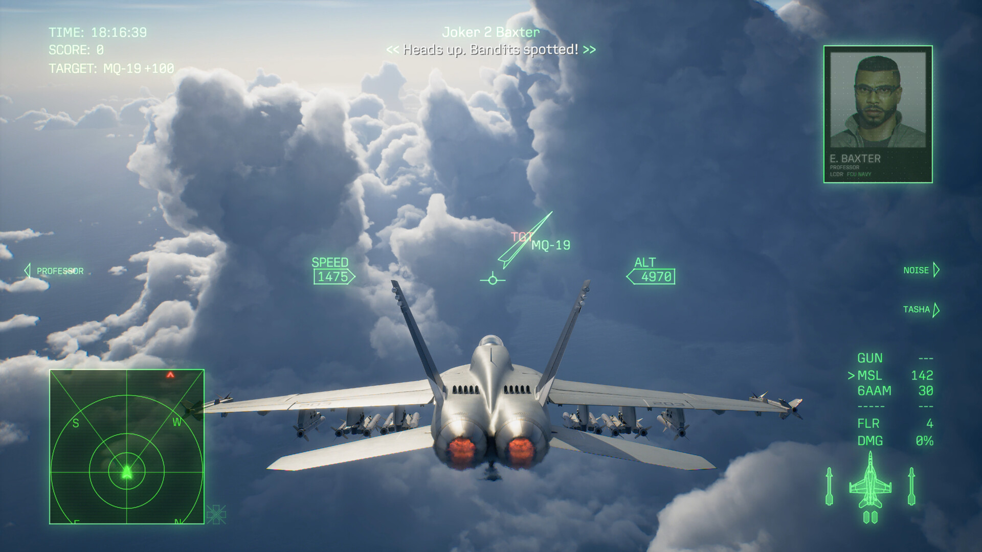 Ace Combat 8: Kampfjet über dichten Wolken
