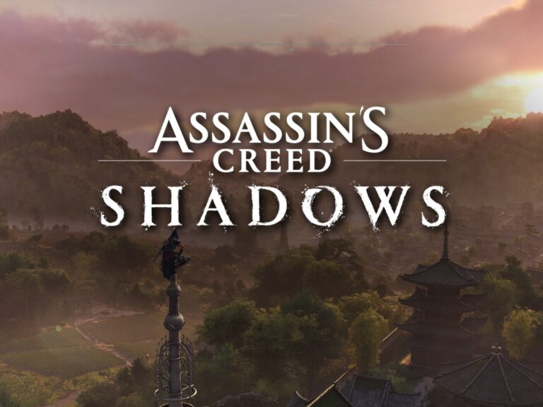 Assassin's Creed Shadows: offizieller Screenshot mit Logo