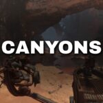 Canyons: Spielszene mit offiziellem Logo