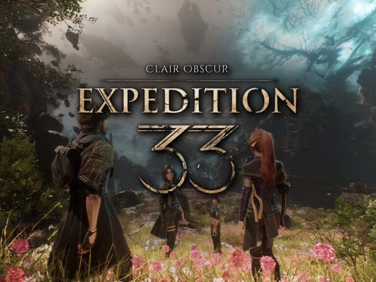 Clair Obscur: Expedition 33: offizieller Screenshot mit Logo