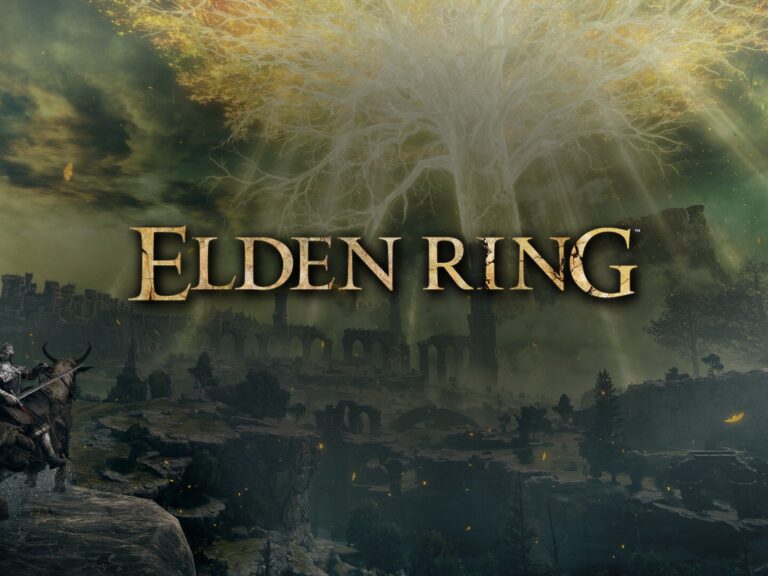 Elden Ring: offizieller Screenshot mit Logo