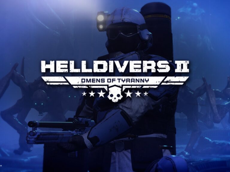 Helldivers 2: offizieller Screenshot mit Logo