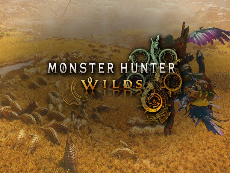 Monster Hunter Wilds: offizieller Screenshot mit Logo