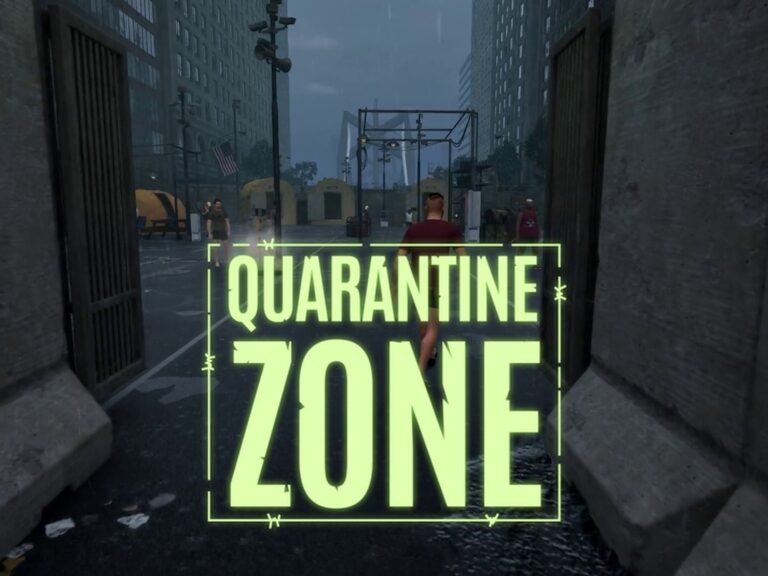 Quarantine Zone: The Last Check – Titelbild mit Spiellogo