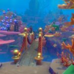 Another Crab's Treasure – Buntes Korallenriff mit Treppe unter Wasser