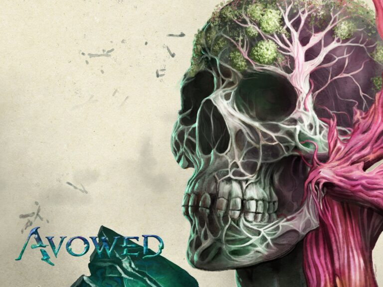 Avowed Key Art mit Logo