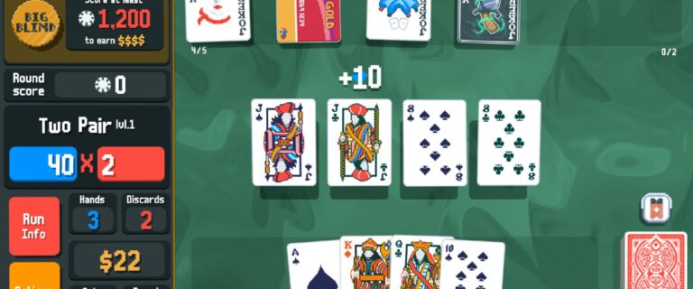 Balatro – Szene aus dem Spiel als Artikelbild