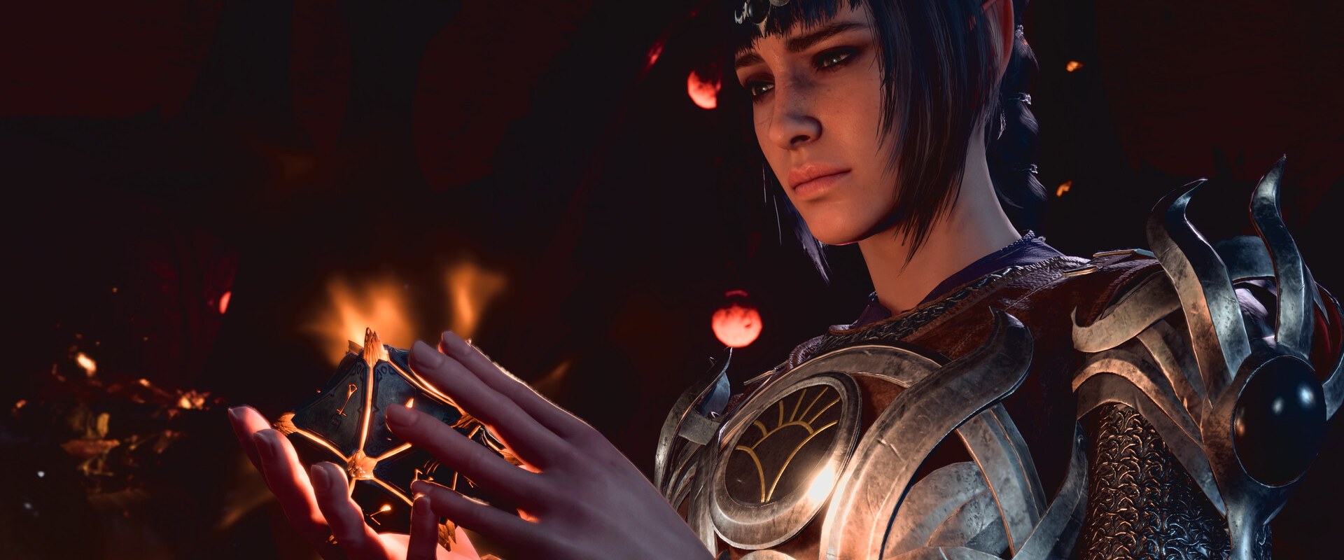 Baldur's Gate 3: Shadowheart wirkt einen leuchtenden Zauber