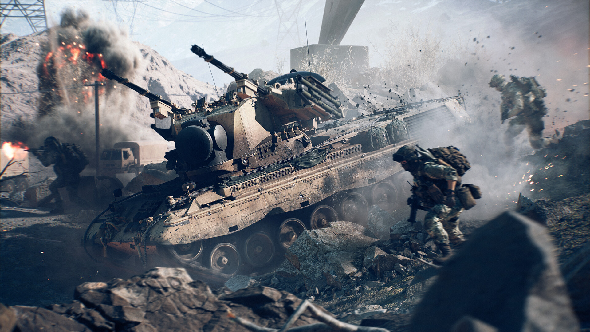 Battlefield 6 – Panzer in einer zerstörten Stadt