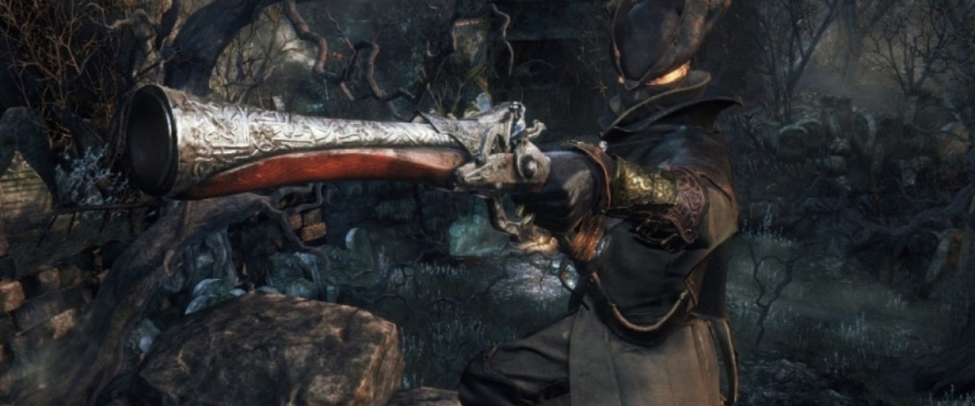 Bloodborne – Jäger mit Säge-Spalter und Donnerbüchse