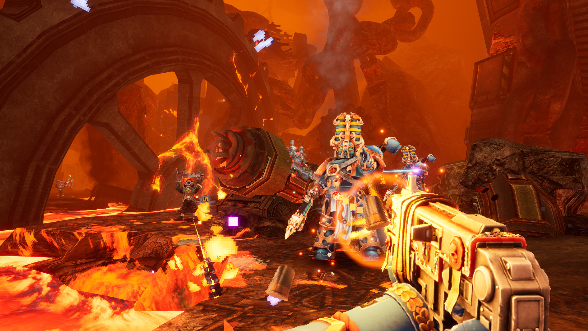 Warhammer 40,000: Boltgun 2 – Feuergefecht in einer glühenden Halle
