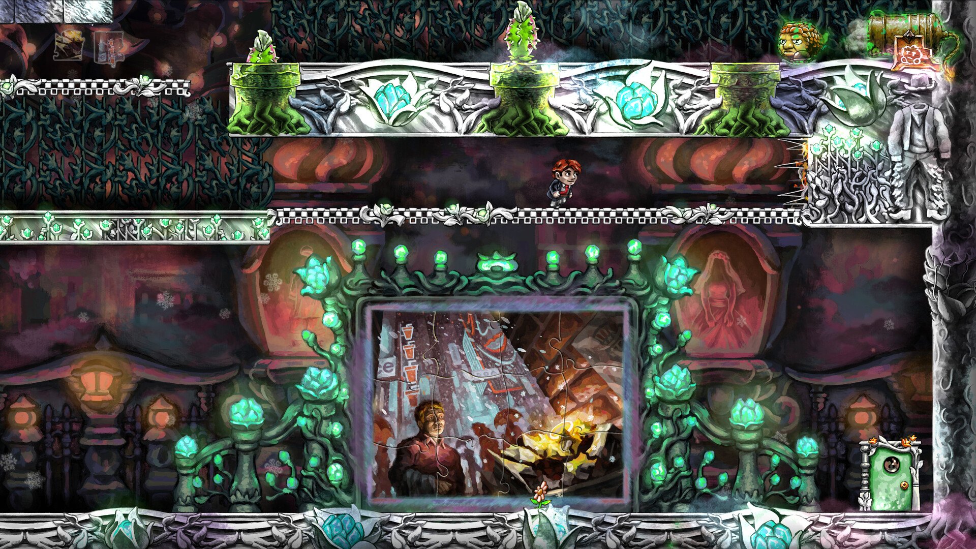 Braid, Anniversary Edition – Verzierter Raum mit Bild