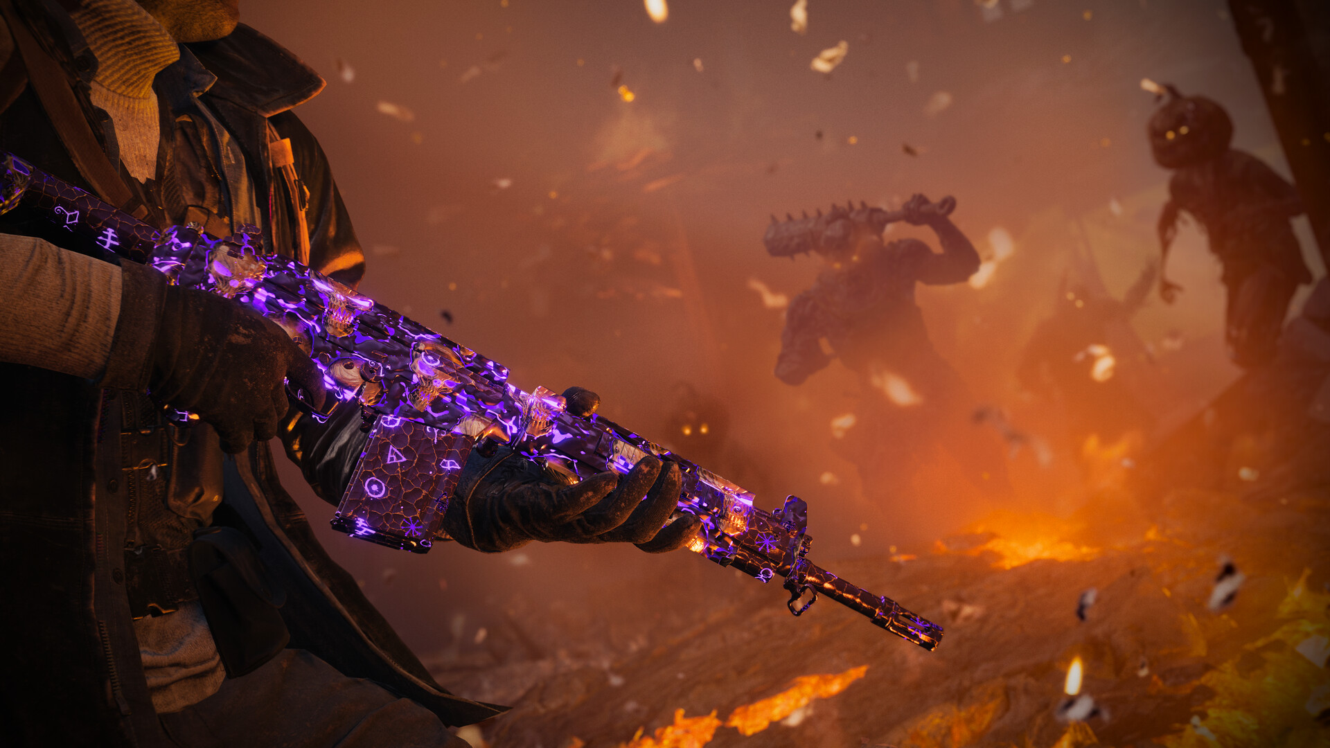Call of Duty: Black Ops 7 – Waffe mit violetter Tarnung