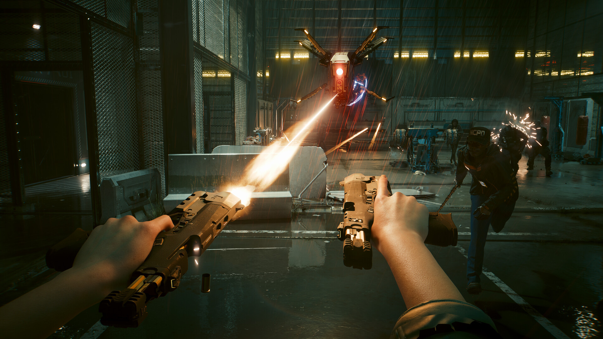 Cyberpunk 2077 – Feuergefecht in der Ego-Perspektive