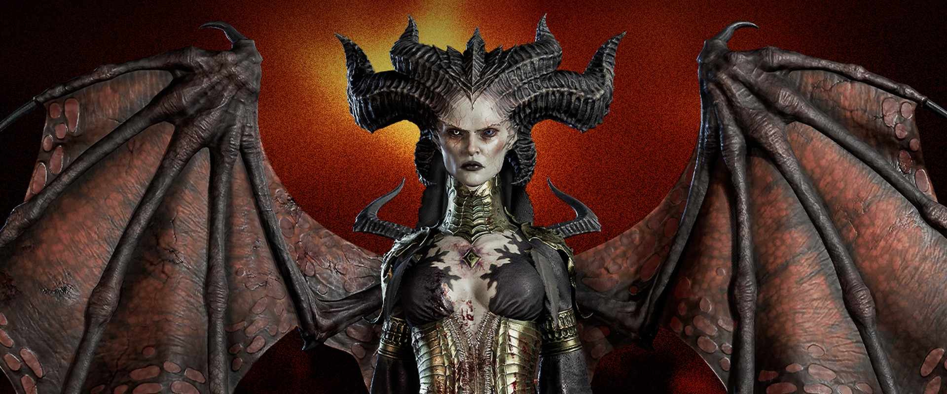 Dead by Daylight Diablo – Lilith mit ausgebreiteten Flügeln