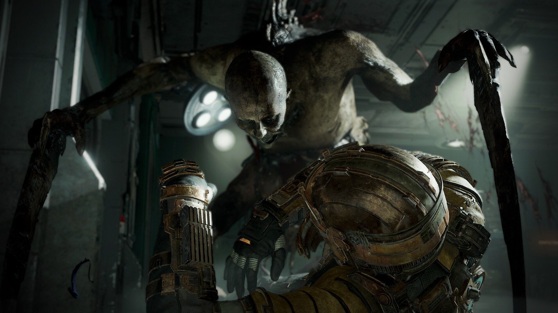Dead Space – Nekromorph greift Isaac an