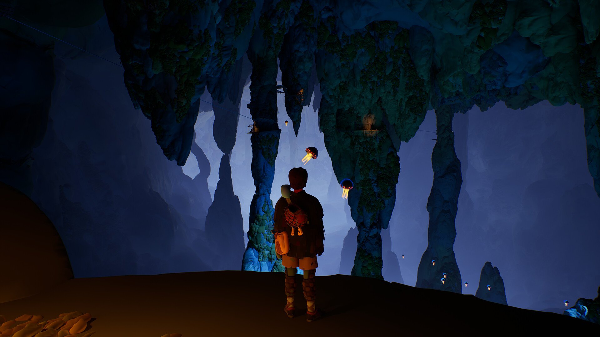 DON'T NOD – Höhle mit Tropfsteinen in Jusant