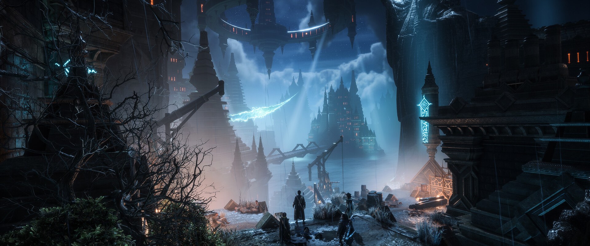 Dragon Age: The Veilguard – Die Stadt Minrathous bei Nacht