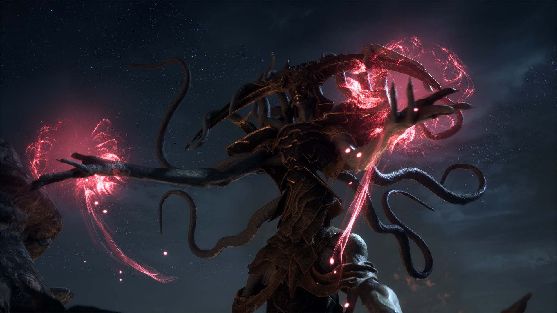 Dragon Age: The Veilguard Screenshot: Ein von der Verderbnis befallener Drache