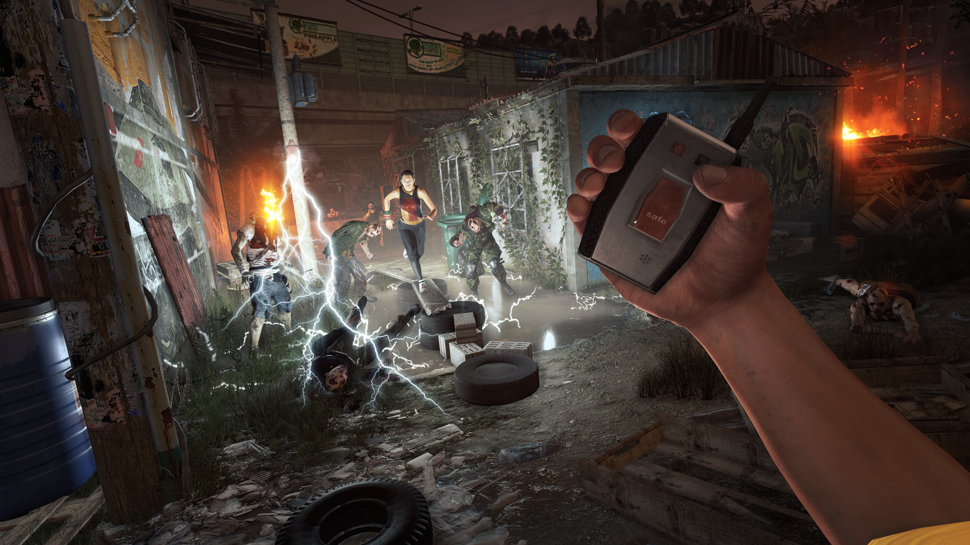 Dying Light – Zombie-Horde auf der Straße