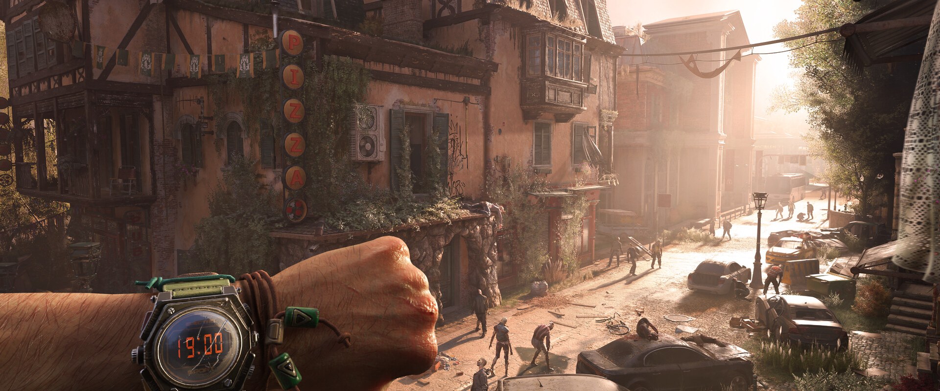 Dying Light: The Beast: Ein riesiger mutierter Zombie in einem Wald