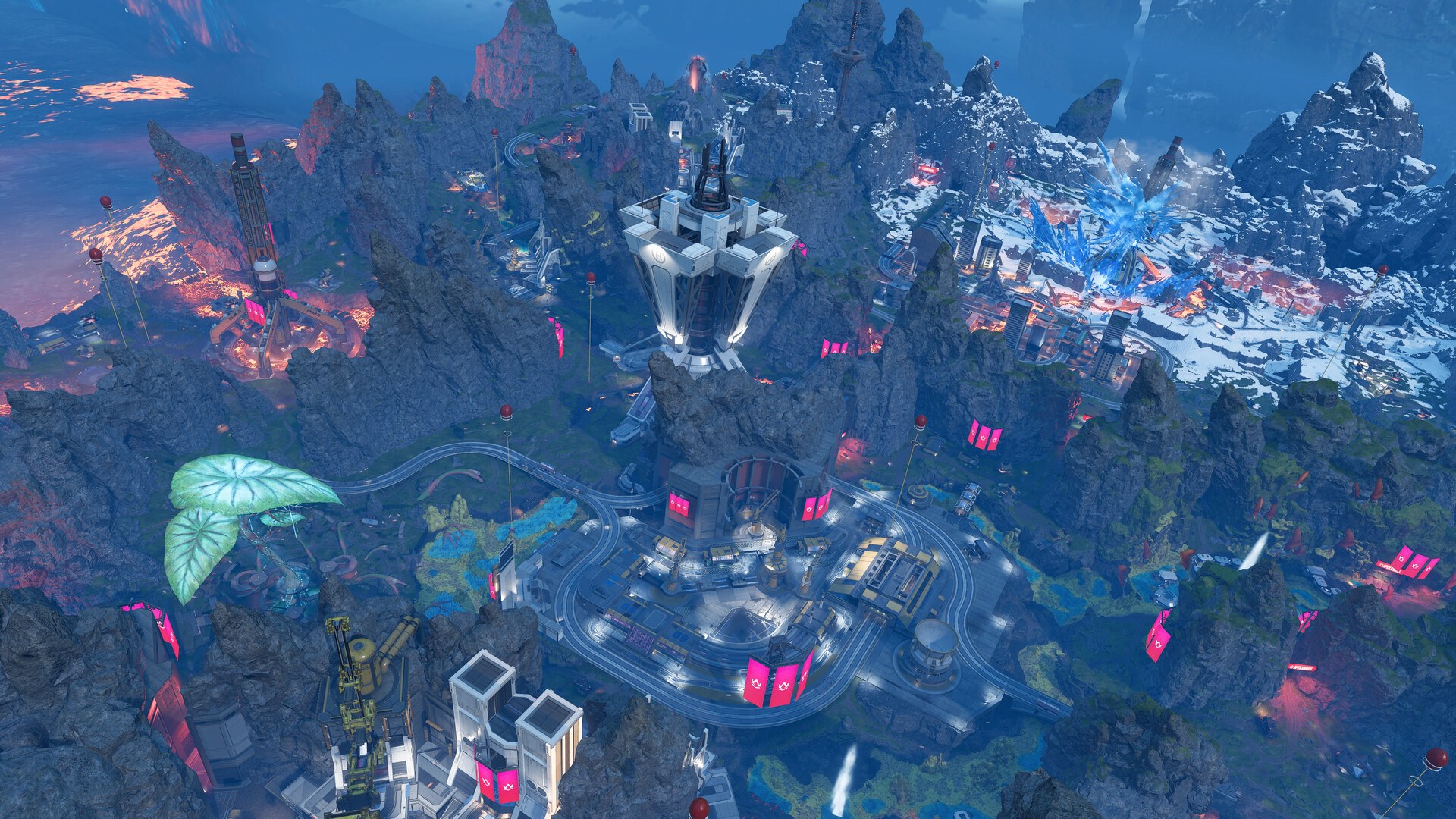 Apex Legends: Karte aus der Vogelperspektive