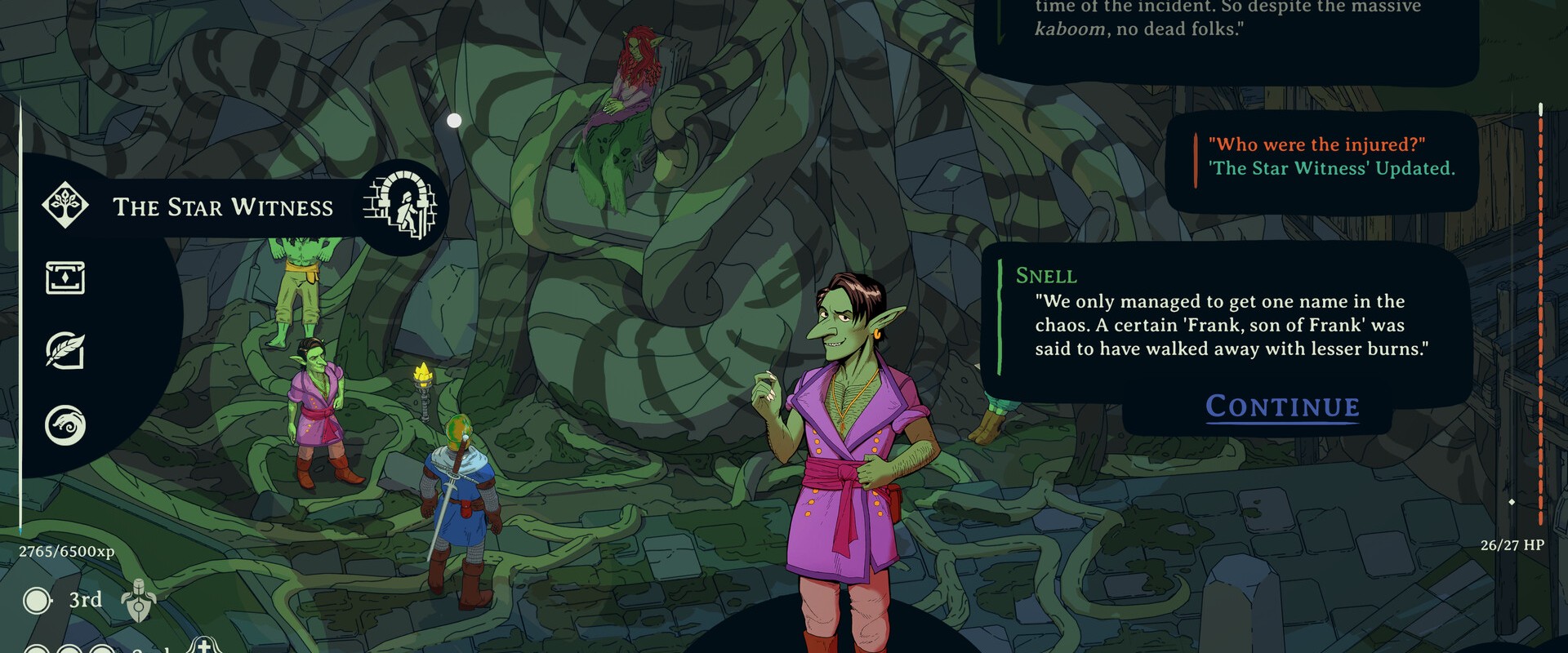 Esoteric Ebb – Szene aus dem Spiel