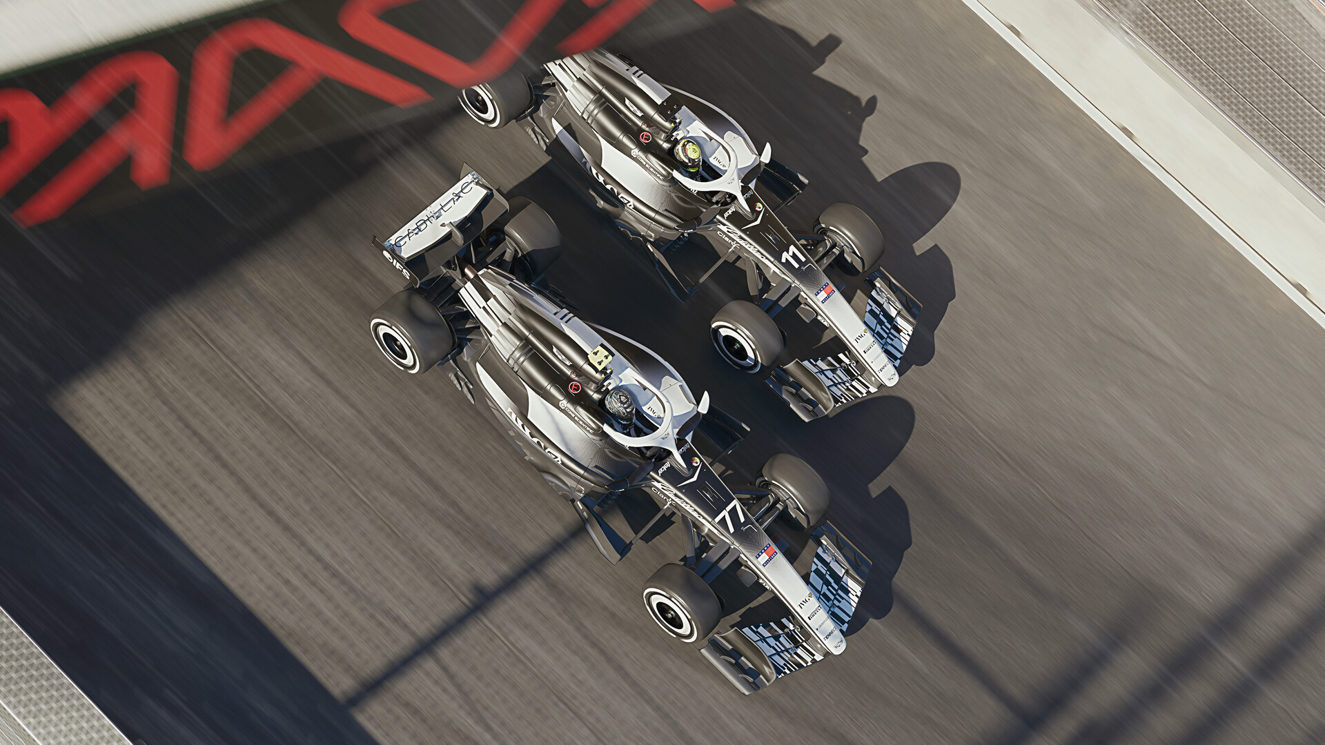 F1 25 – Zwei Rennwagen von oben