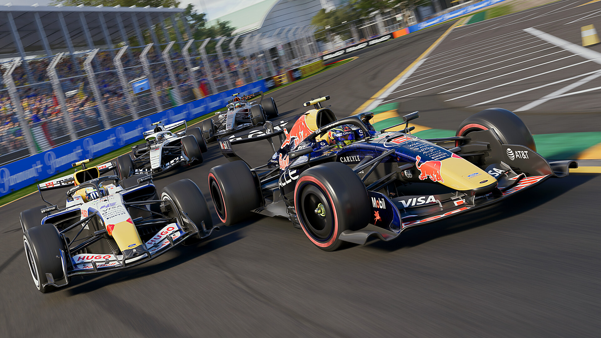 F1 25 – Duell zweier Red-Bull-Rennwagen