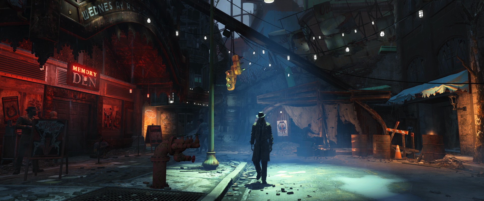 Fallout 4 – Nächtliche Straße