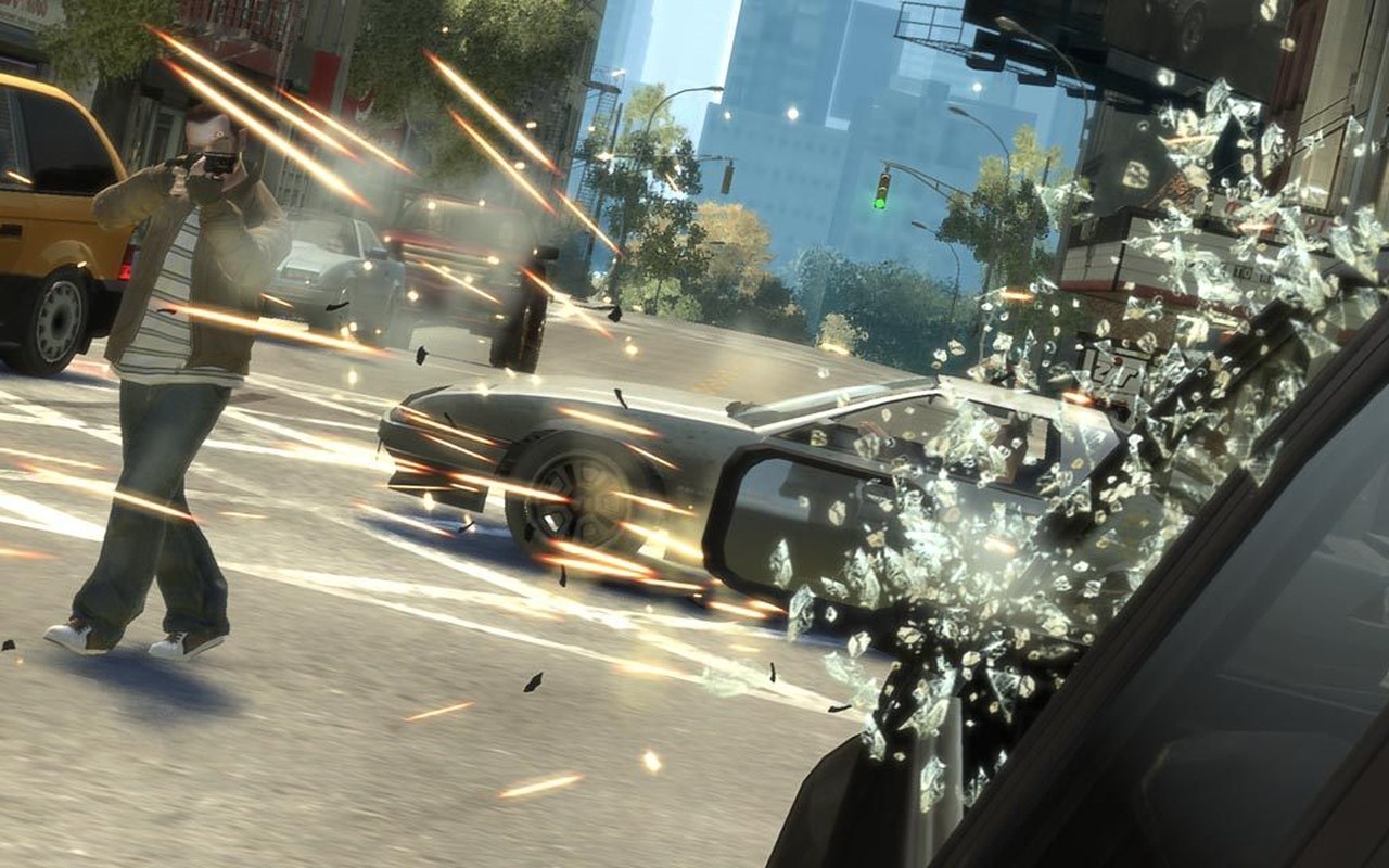 GTA IV – Schießerei auf der Straße