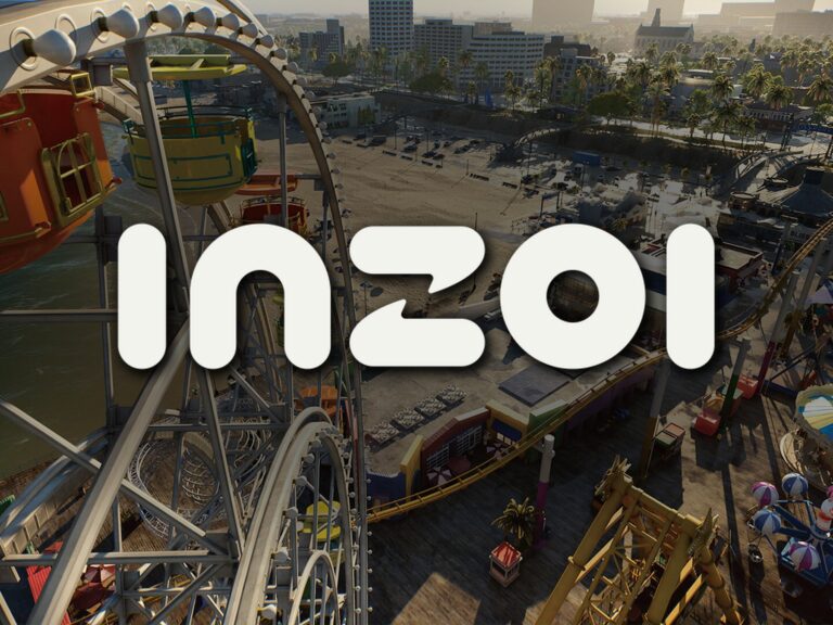 inZOI: Spielszene mit offiziellem Logo