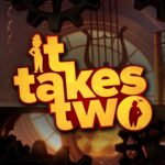 It Takes Two – Artikelbild mit Logo vor der Kuckucksuhr