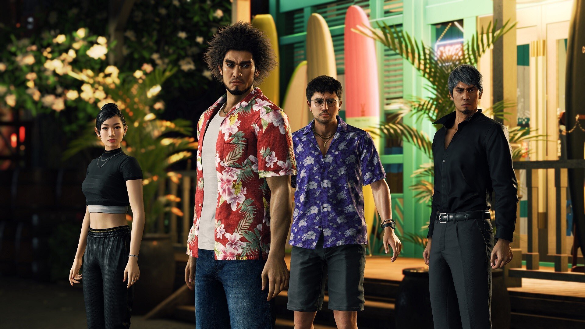 Like a Dragon: Infinite Wealth – Ichiban mit seinen Freunden auf Hawaii