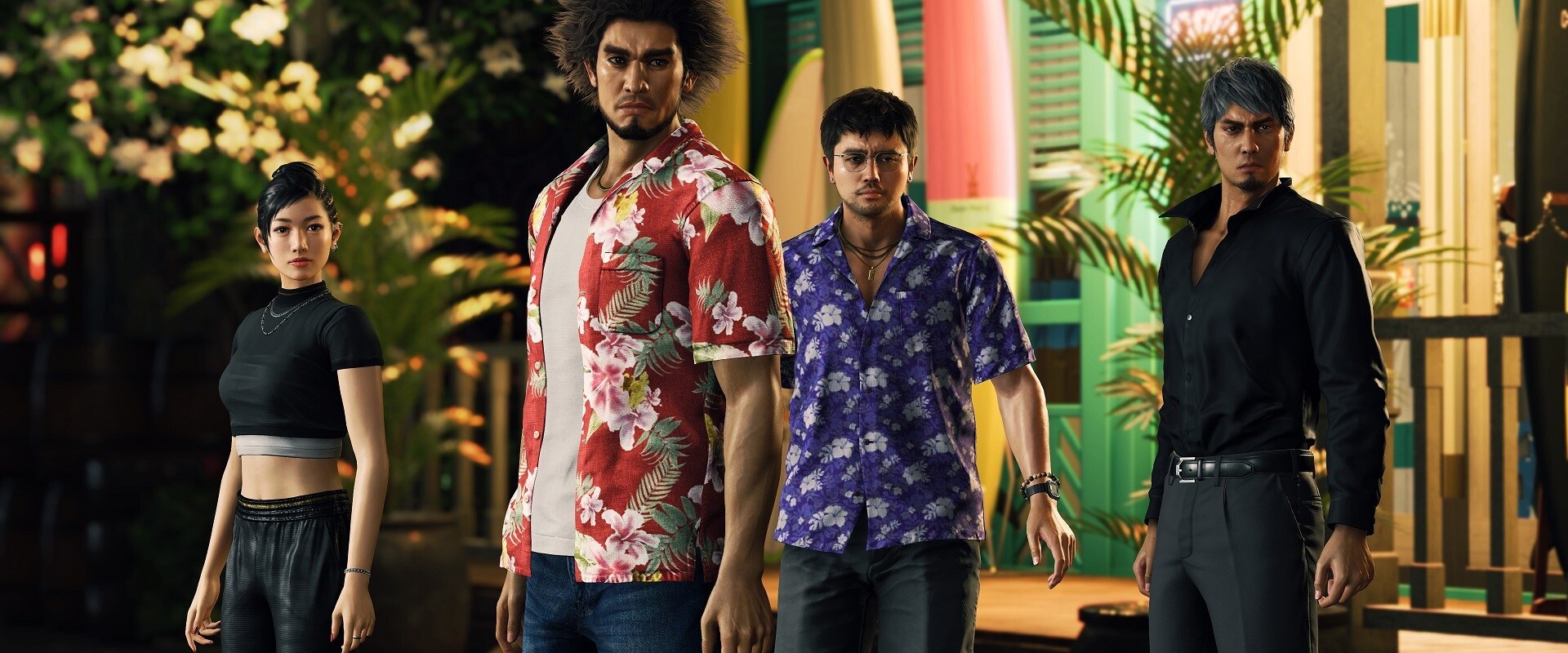 Like a Dragon: Infinite Wealth – Ichiban Kasuga und seine Gruppe auf Hawaii