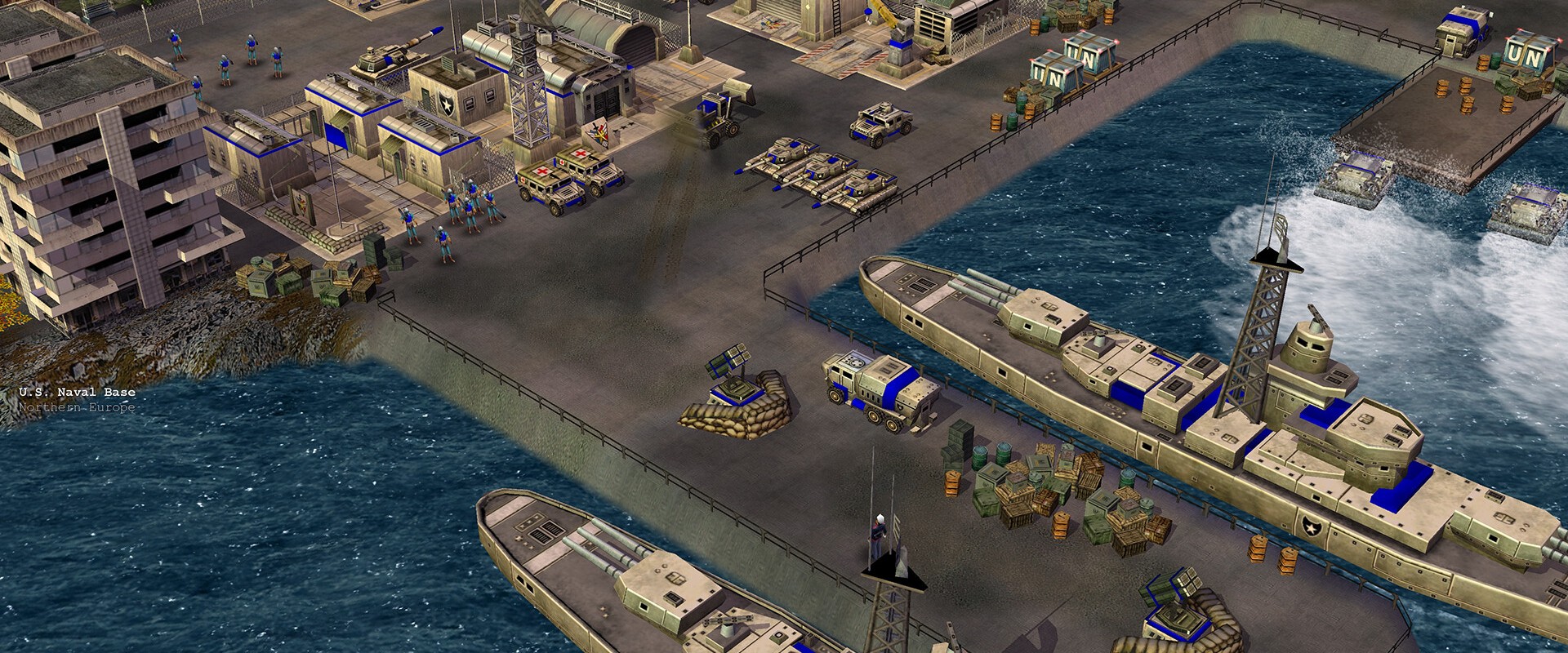 Alte Spiele neu entdeckt: Hafen in Command & Conquer Generäle