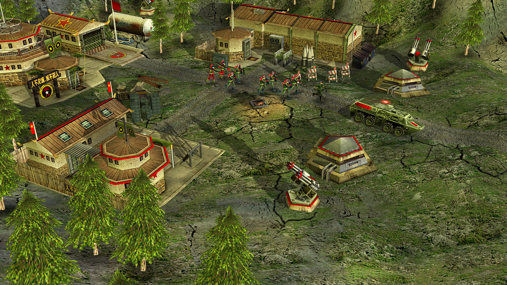 Command & Conquer Generäle: Chinesische Stellung im Wald