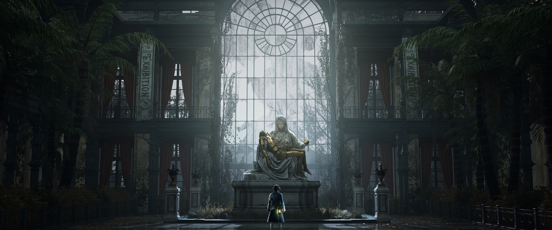 Lies of P: Die Lobby des Hotel Krat mit leuchtendem Stargazer