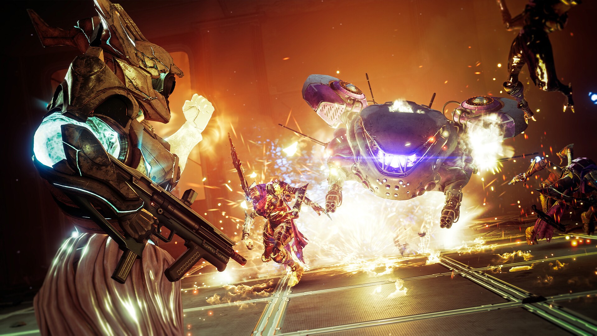 Live-Service-Spiele: Destiny 2 Gefecht mit Gegnern