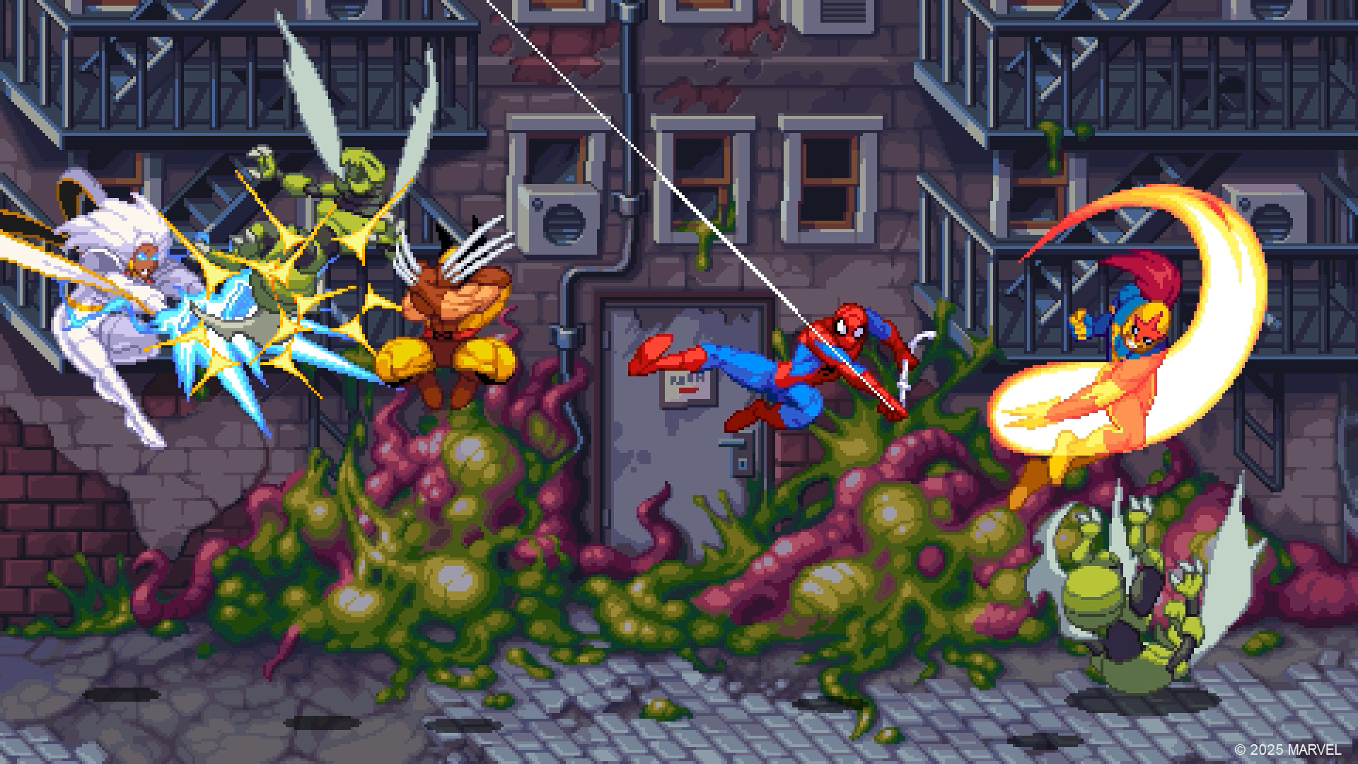 Marvel Cosmic Invasion – Spider-Man und Storm kämpfen gegen Aliens