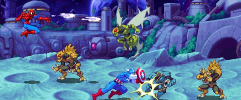 Marvel Cosmic Invasion – Spider-Man und Captain America auf dem Mond