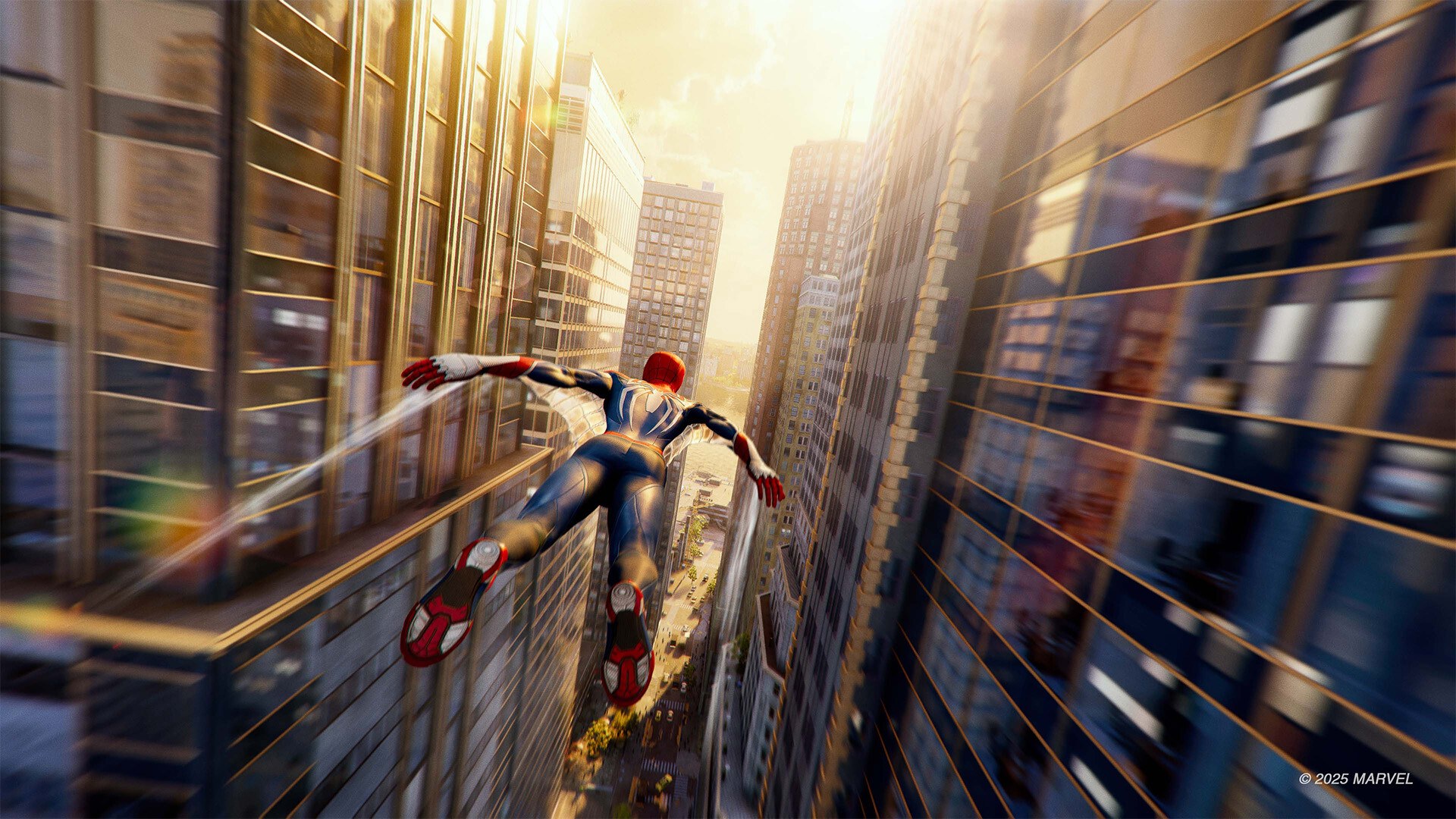 Marvel's Spider-Man 2 – Spider-Man schwingt zwischen Hochhäusern