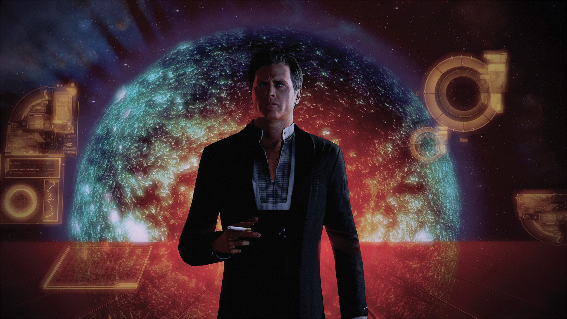 Mass Effect: Der Unbekannte vor einem Stern