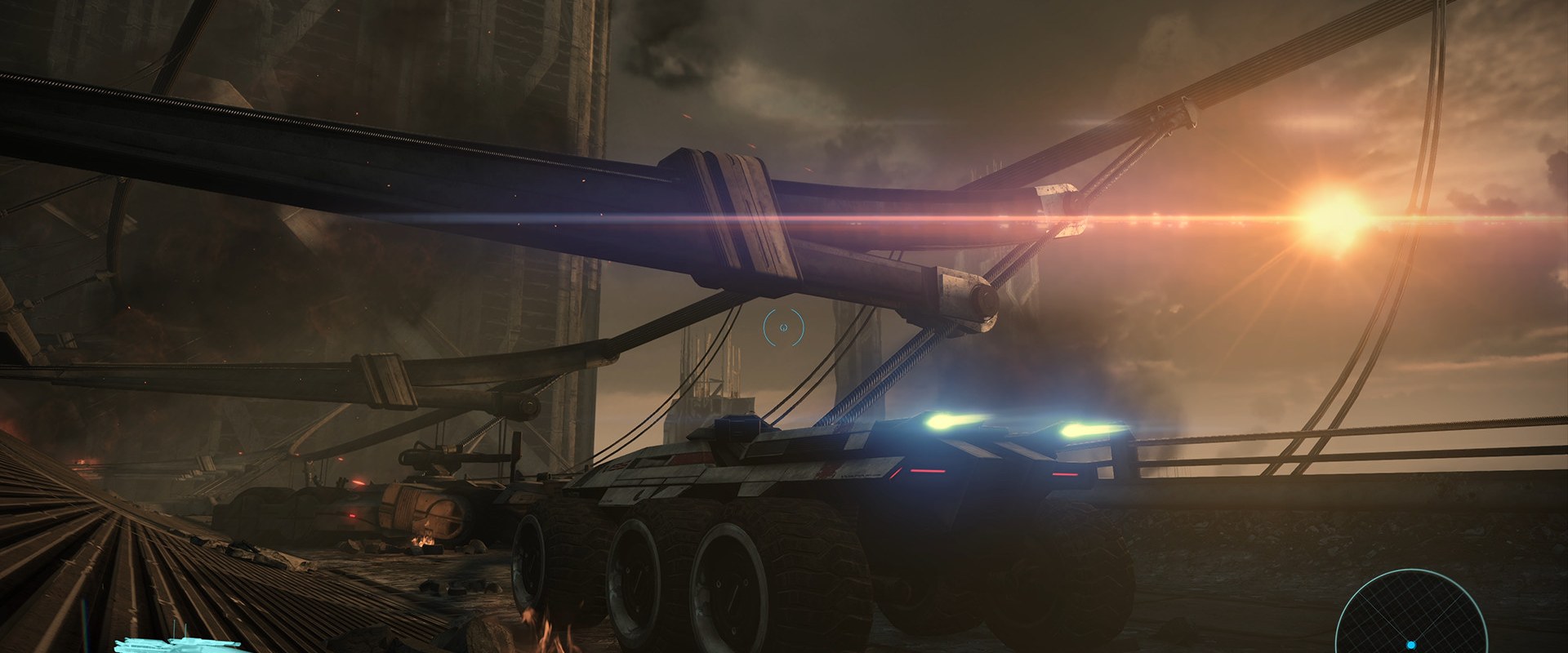 Mass Effect – der Mako-Panzer auf einem Planeten