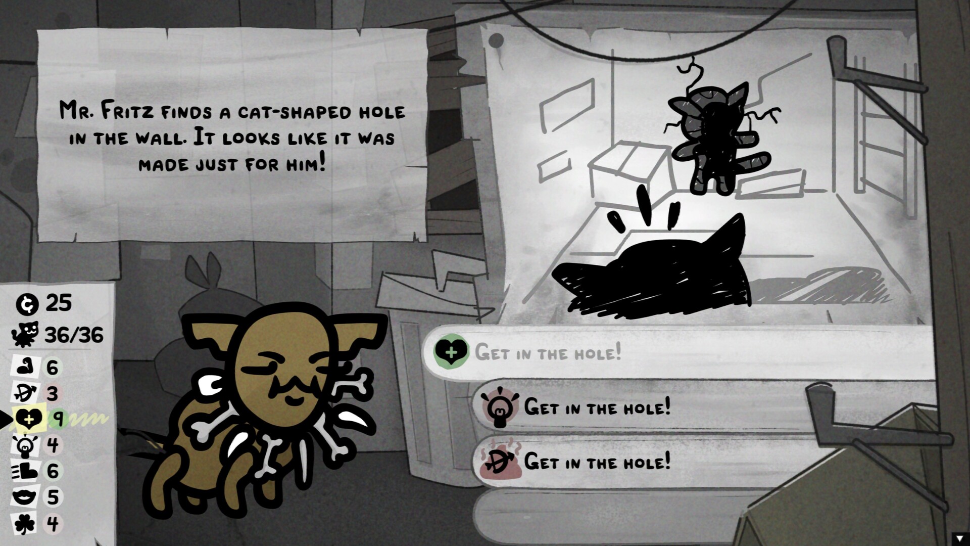 Mewgenics – Ereignis mit Mr. Fritz