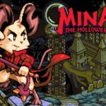 Mina the Hollower – Beitragsbild mit Logo