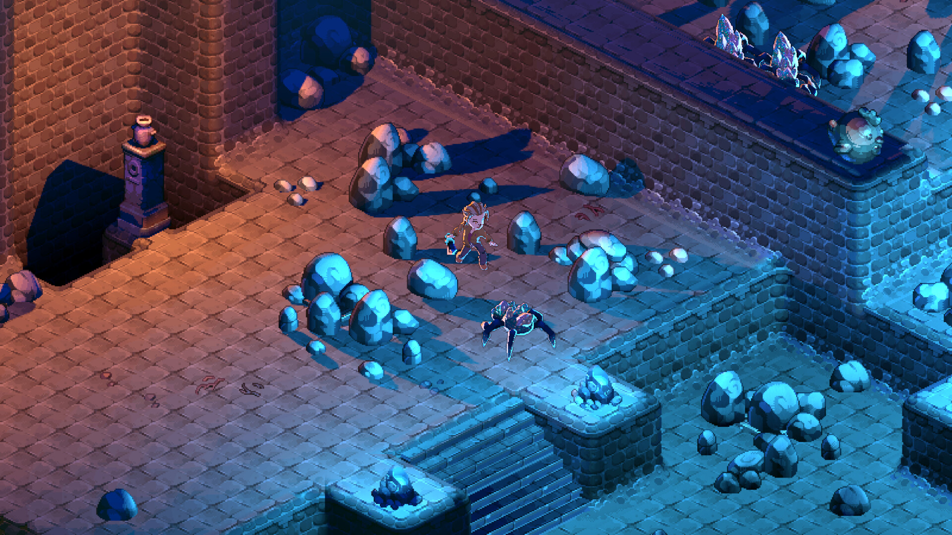 Moonfrost: Pixel-Art-Welt
