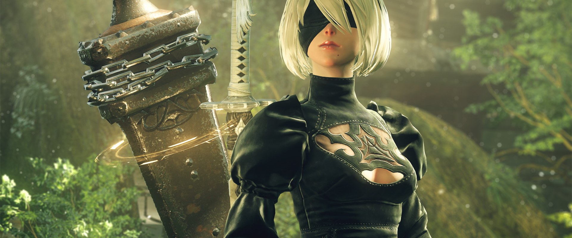 NieR:Automata – 2B mit ihrem Schwert