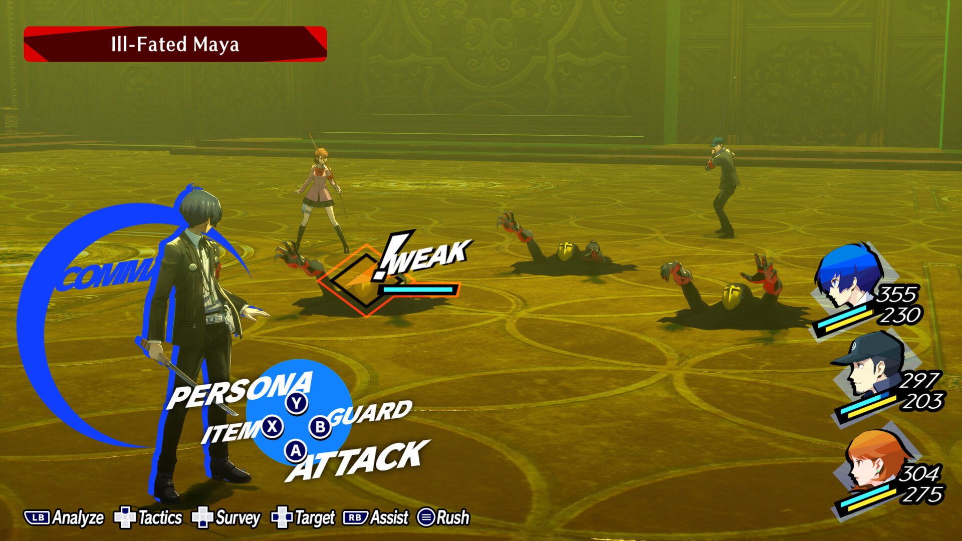 Persona 3 Reload – Rundenbasierter Kampf gegen Schatten im Tartarus